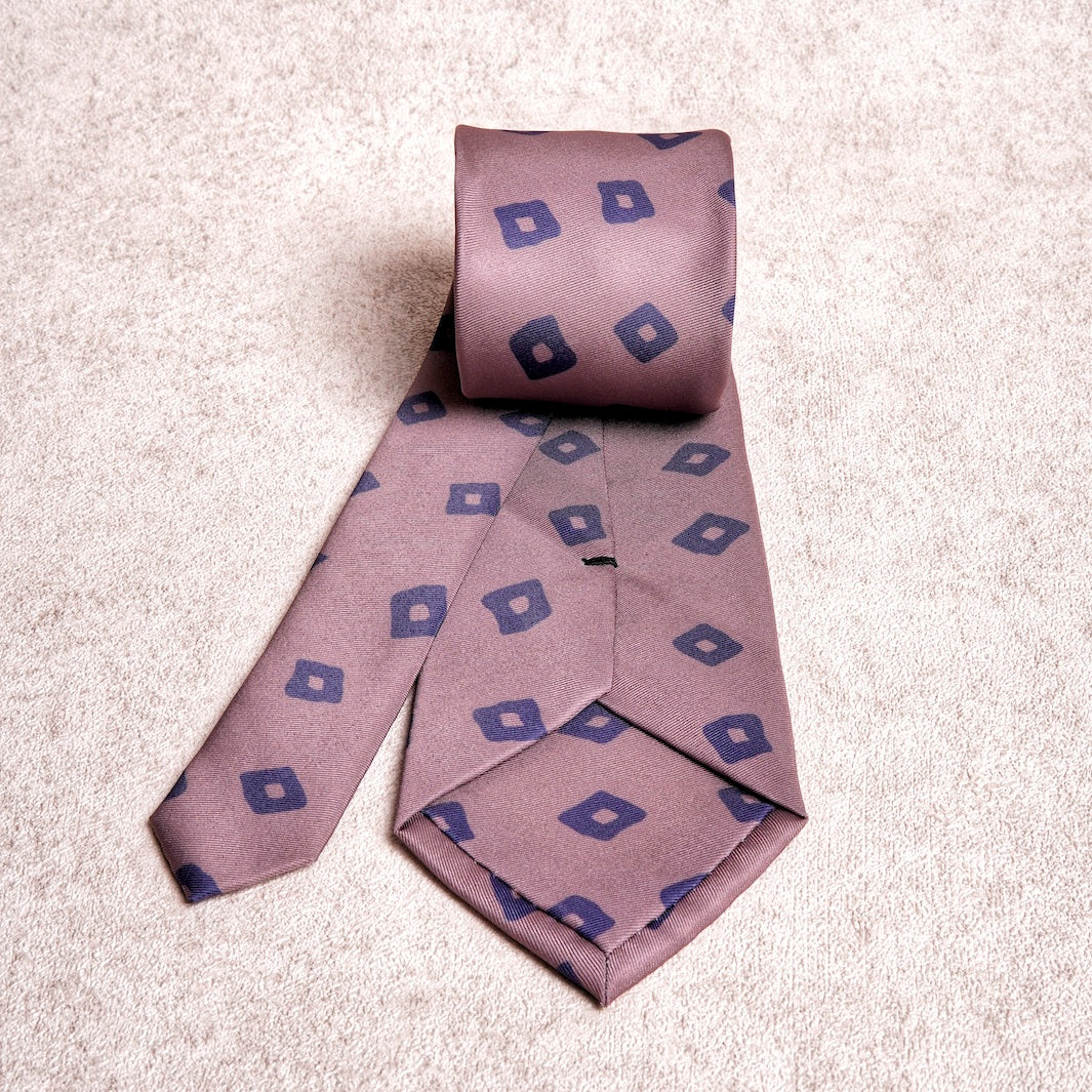 Diamond Blue Camel Microfiber Tie